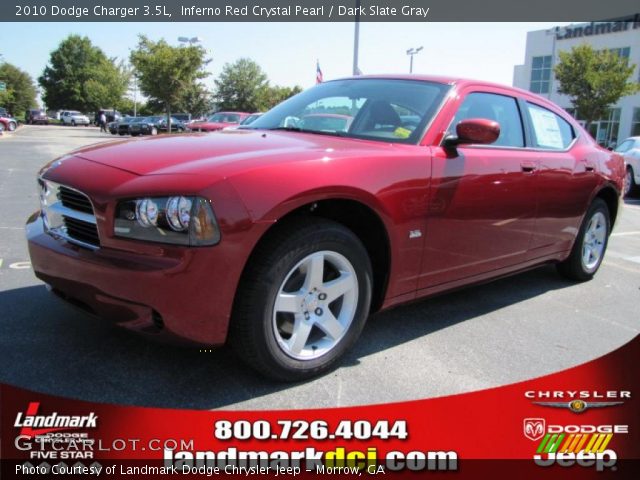 2010 Dodge Charger 3.5L in Inferno Red Crystal Pearl