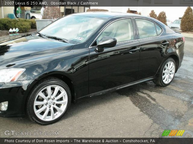 2007 Lexus IS 250 AWD in Obsidian Black