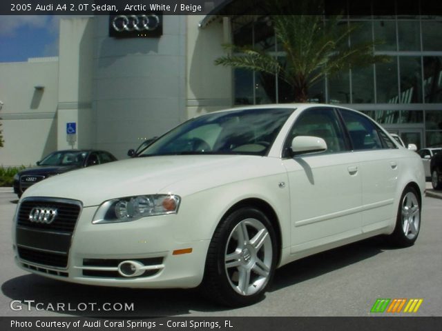 2005 Audi A4 2.0T Sedan in Arctic White