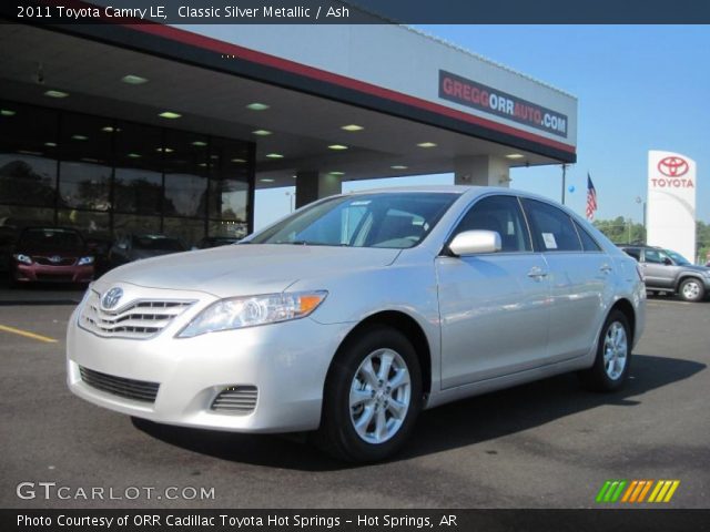 2011 Toyota Camry LE in Classic Silver Metallic
