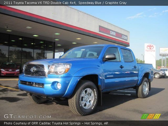 2011 Toyota Tacoma V6 TRD Double Cab 4x4 in Speedway Blue