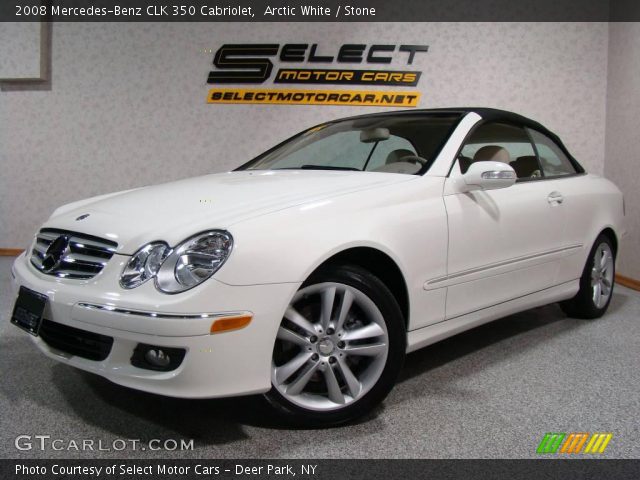 2008 Mercedes-Benz CLK 350 Cabriolet in Arctic White