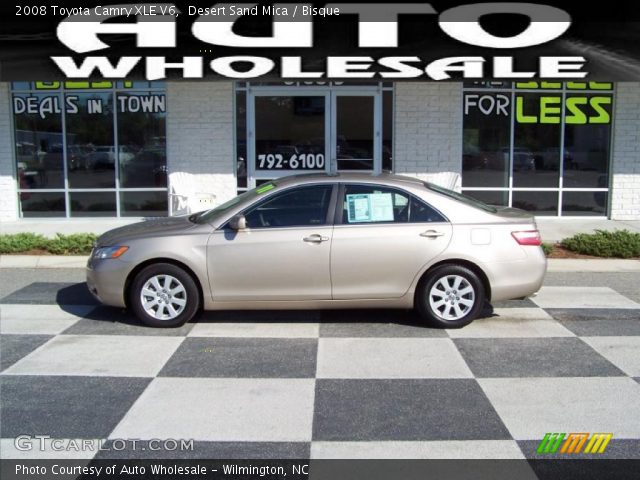 2008 Toyota Camry XLE V6 in Desert Sand Mica