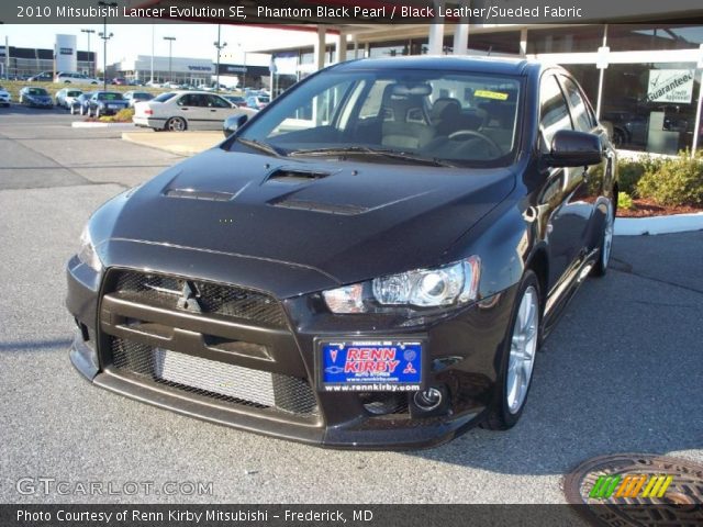 2010 Mitsubishi Lancer Evolution SE in Phantom Black Pearl