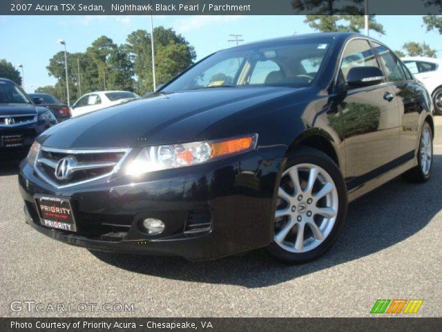 2007 Acura TSX Sedan in Nighthawk Black Pearl