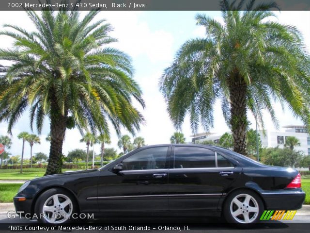 2002 Mercedes-Benz S 430 Sedan in Black