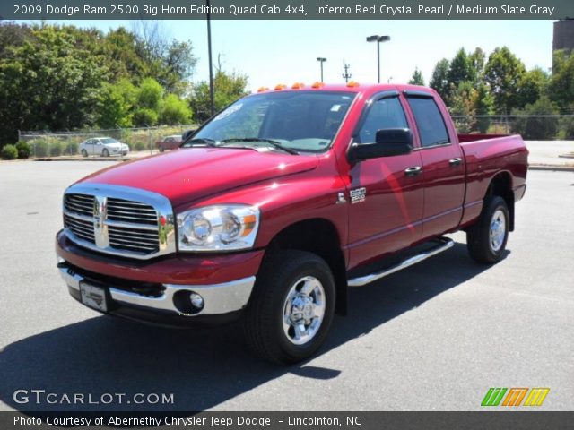 2009 Dodge Ram 2500 Big Horn Edition Quad Cab 4x4 in Inferno Red Crystal Pearl