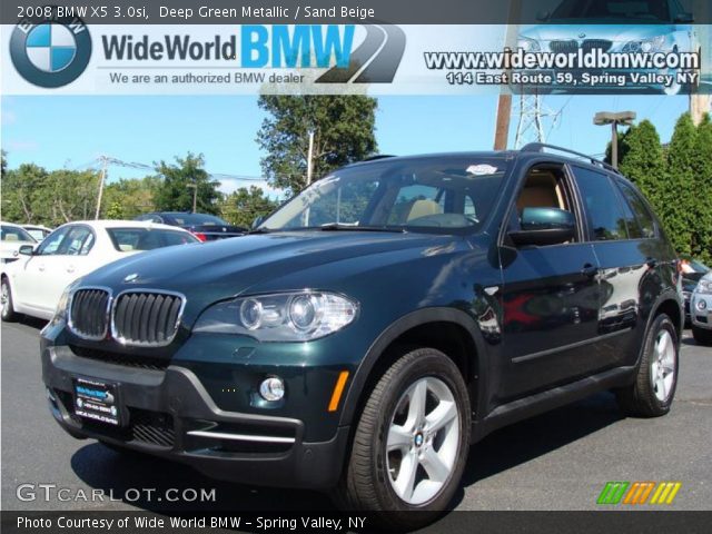 2008 BMW X5 3.0si in Deep Green Metallic