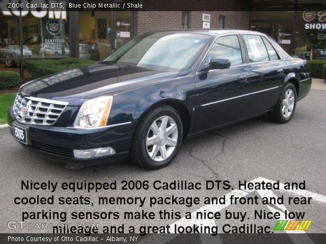 2006 Cadillac DTS  in Blue Chip Metallic