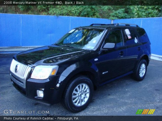 2008 Mercury Mariner V6 Premier 4WD in Black