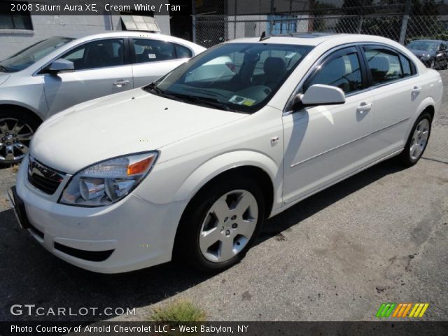 2008 Saturn Aura XE in Cream White