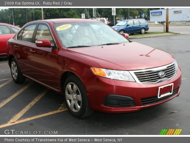 2009 Kia Optima LX in Ruby Red