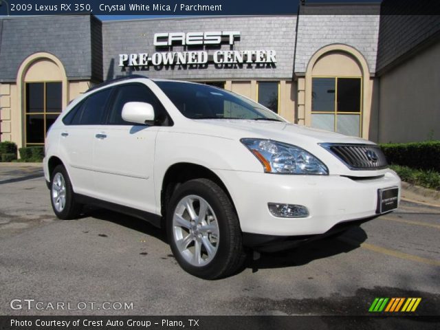 2009 Lexus RX 350 in Crystal White Mica