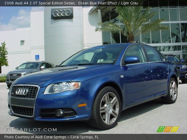 2008 Audi A4 2.0T Special Edition Sedan in Ocean Blue Pearl Effect