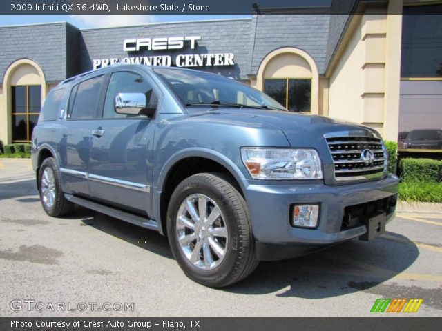 2009 Infiniti QX 56 4WD in Lakeshore Slate