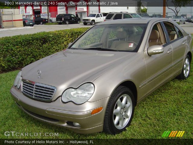 2003 Mercedes-Benz C 240 Sedan in Desert Silver Metallic