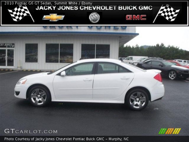 2010 Pontiac G6 GT Sedan in Summit White