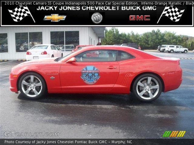 2010 Chevrolet Camaro SS Coupe Indianapolis 500 Pace Car Special Edition in Inferno Orange Metallic