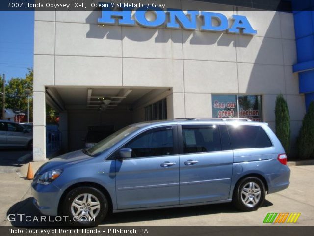 2007 Honda Odyssey EX-L in Ocean Mist Metallic