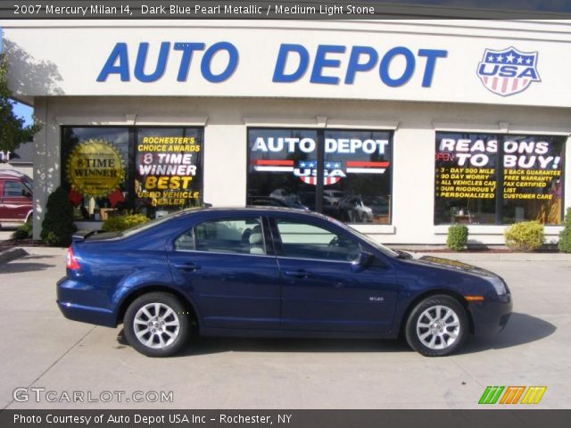 2007 Mercury Milan I4 in Dark Blue Pearl Metallic