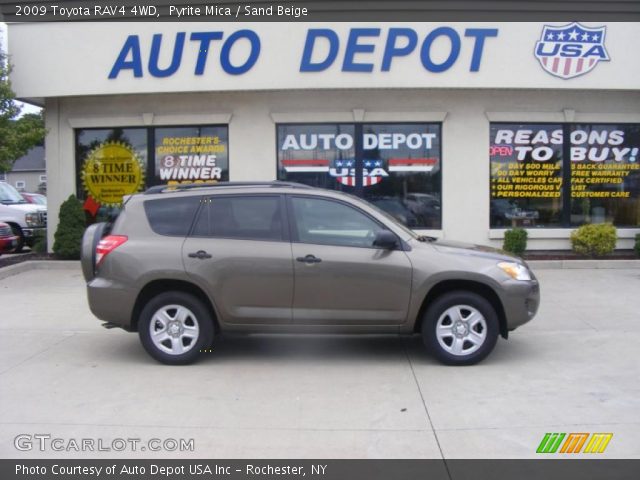 2009 Toyota RAV4 4WD in Pyrite Mica
