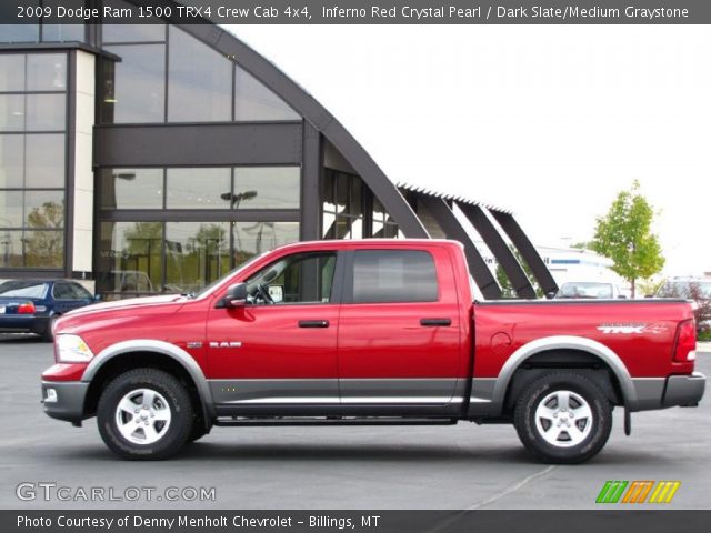 2009 Dodge Ram 1500 TRX4 Crew Cab 4x4 in Inferno Red Crystal Pearl
