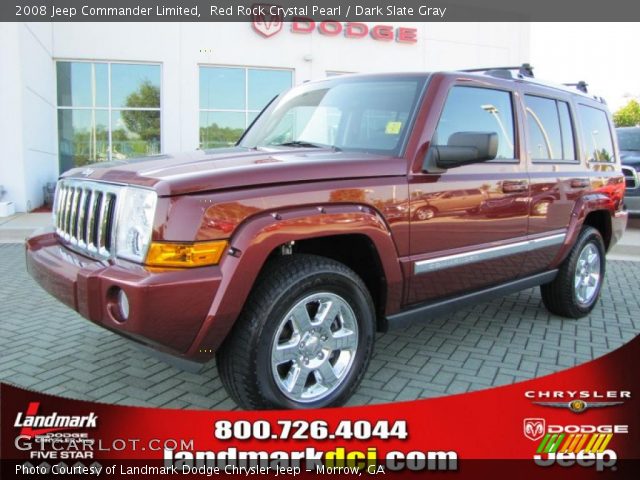 2008 Jeep Commander Limited in Red Rock Crystal Pearl
