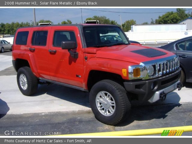 2008 Hummer H3  in Solar Flare Metallic