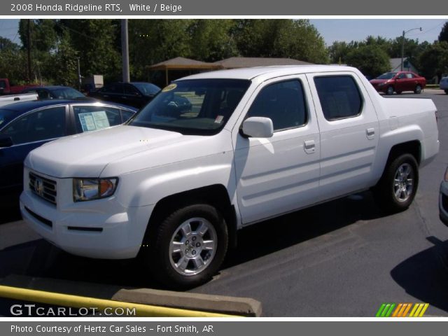 2008 Honda Ridgeline RTS in White