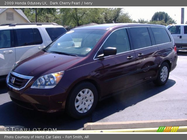 2009 Honda odyssey dark cherry pearl #6