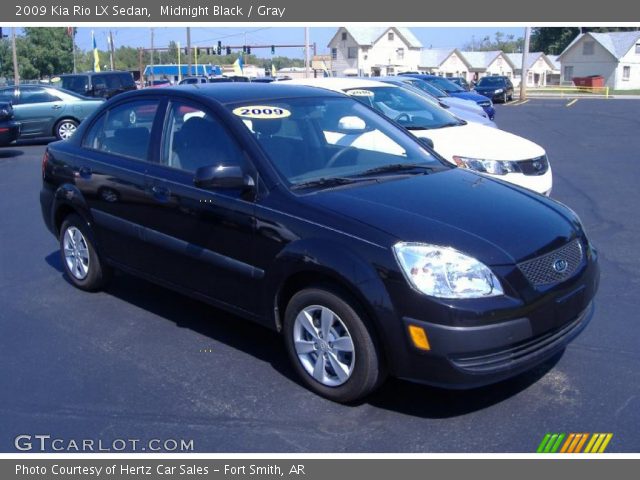 2009 Kia Rio LX Sedan in Midnight Black