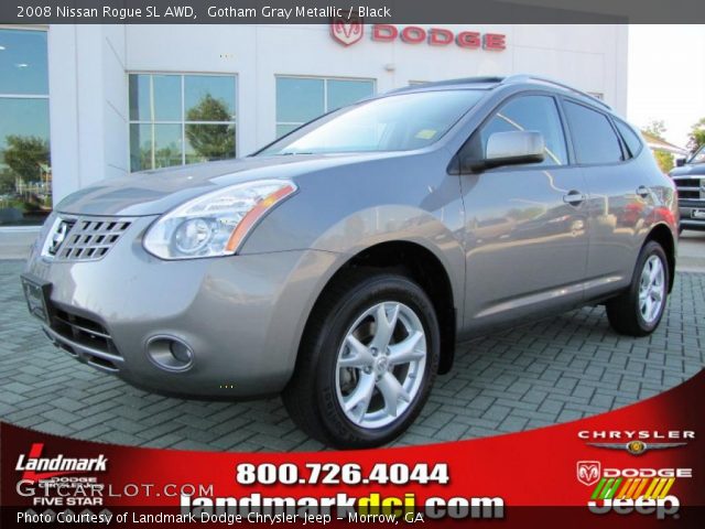 2008 Nissan Rogue SL AWD in Gotham Gray Metallic