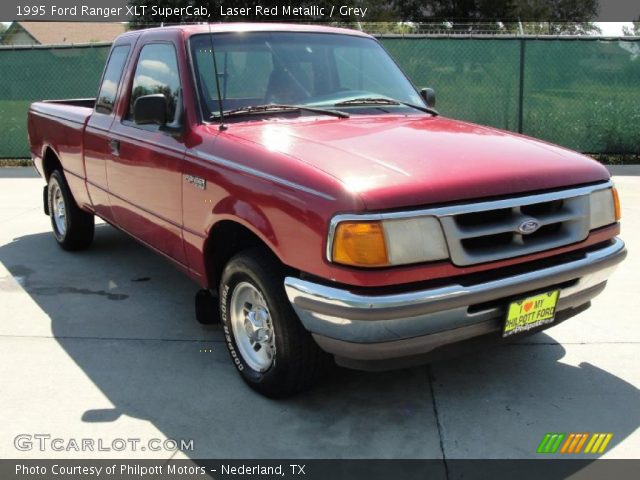 1995 Ford Ranger XLT SuperCab in Laser Red Metallic