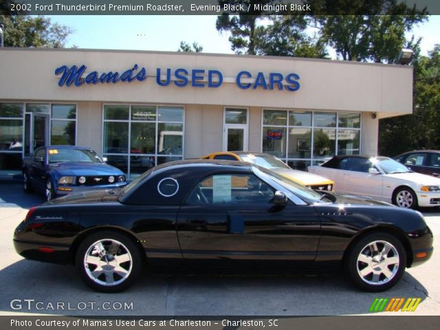 2002 Ford Thunderbird Premium Roadster in Evening Black