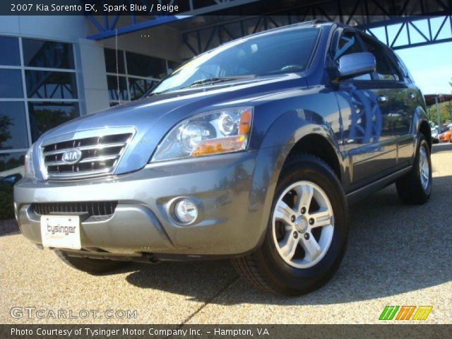 2007 Kia Sorento EX in Spark Blue