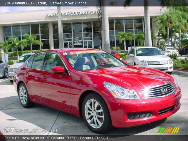 2009 Infiniti G 37 Sedan in Garnet Ember