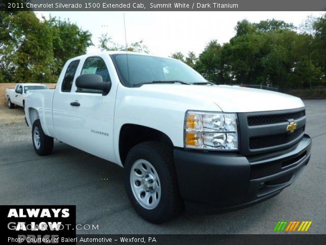 2011 Chevrolet Silverado 1500 Extended Cab in Summit White
