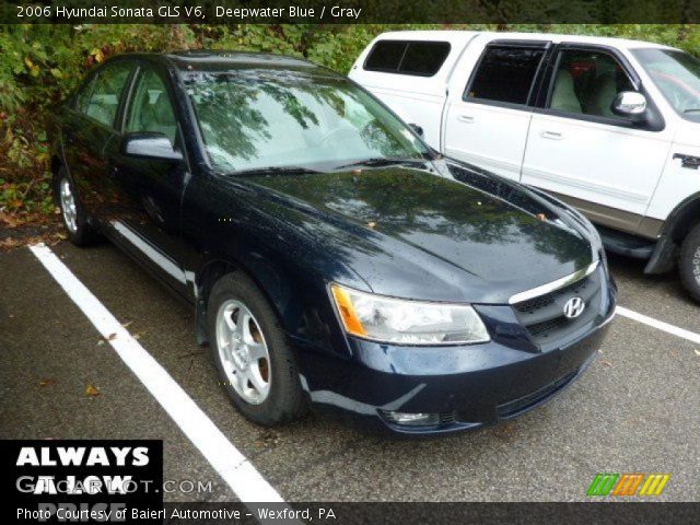 2006 Hyundai Sonata GLS V6 in Deepwater Blue