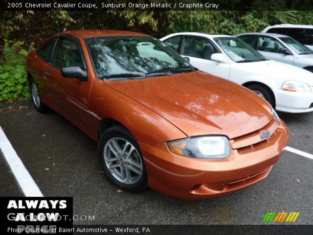 2005 Chevrolet Cavalier Coupe in Sunburst Orange Metallic