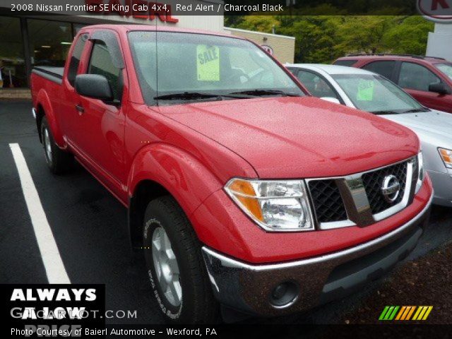 2008 Nissan Frontier SE King Cab 4x4 in Red Alert