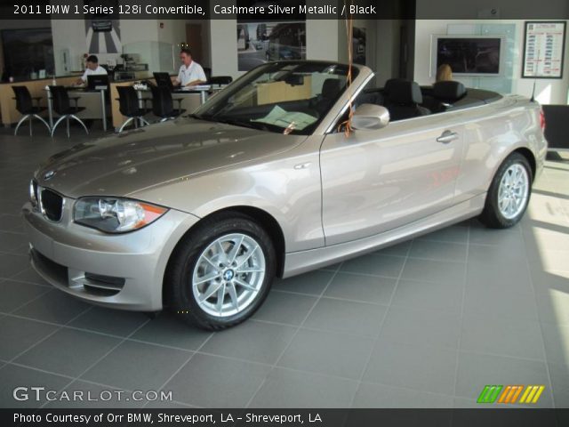 2011 BMW 1 Series 128i Convertible in Cashmere Silver Metallic