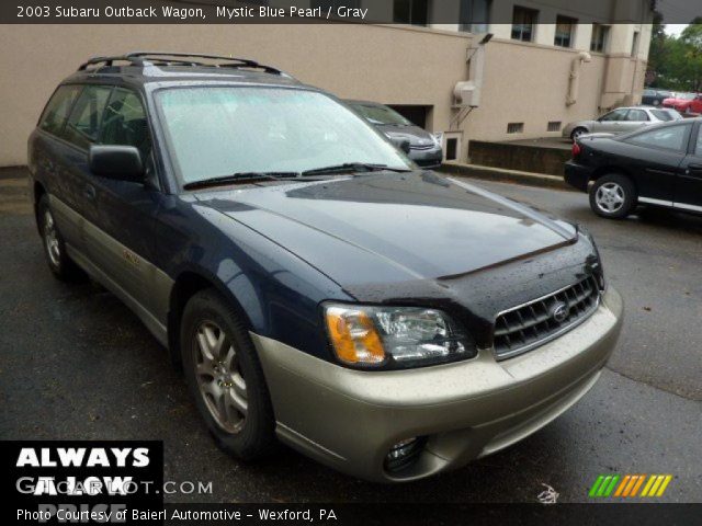 2003 Subaru Outback Wagon in Mystic Blue Pearl