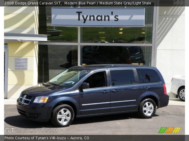 2008 Dodge Grand Caravan SXT in Modern Blue Pearl