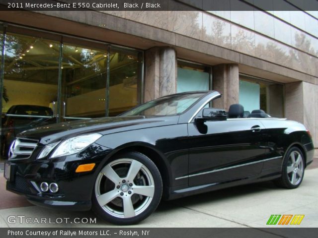 2011 Mercedes-Benz E 550 Cabriolet in Black