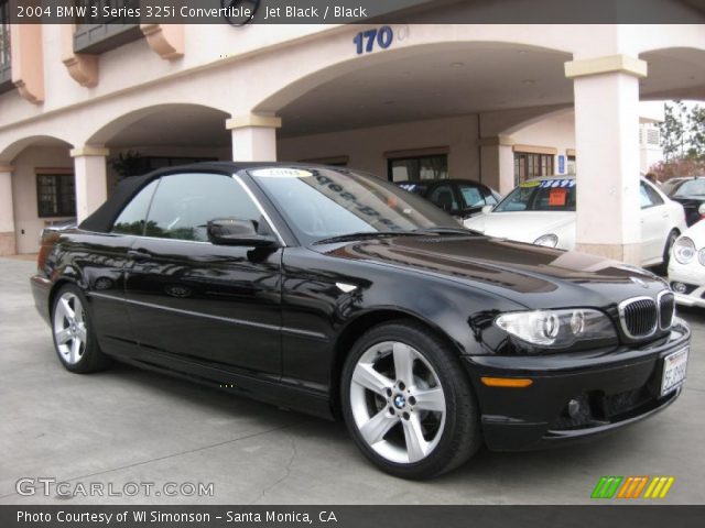 2004 BMW 3 Series 325i Convertible in Jet Black