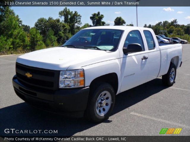 2010 Chevrolet Silverado 1500 Extended Cab in Summit White