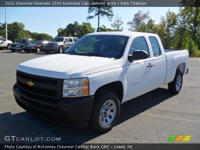2010 Chevrolet Silverado 1500 Extended Cab in Summit White