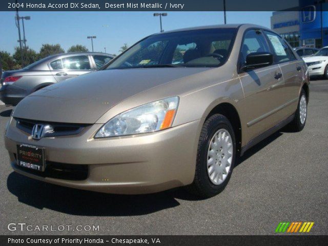 2004 Honda Accord DX Sedan in Desert Mist Metallic