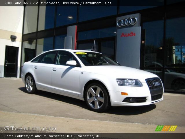 2008 Audi A6 3.2 quattro Sedan in Ibis White
