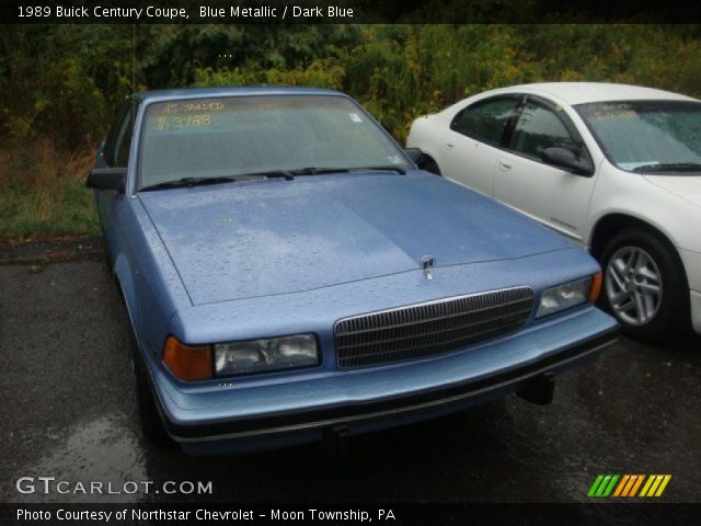 1989 Buick Century Coupe in Blue Metallic